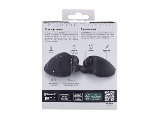 1 Souris Trackball sans fil