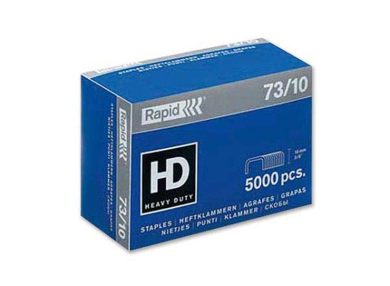 1 Boite de 5000 Agrafes RAPID  73/10