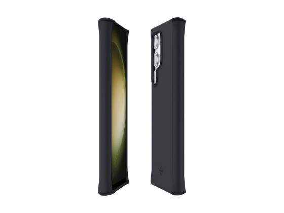 Mobilis SPECTRUM_R - Coque de protection pour téléphone portable - robuste - antimicrobien, 100 % recyclé - Impacthane - noir - pour Samsung Galaxy S24 Ultra