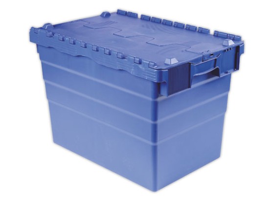1 Bac navette gerbable 78 litres bleu