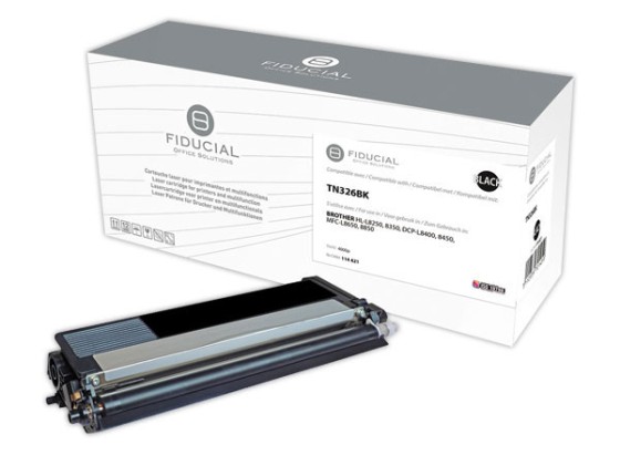 1 Toner FIDUCIAL équiv. BROTHER TN326BK noir