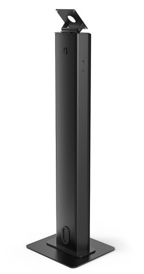 Compulocks Support de sol personnalisable VESA - Pied - pour tablette - aluminium - noir - Interface de montage : VESA - posé sur le sol