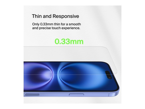BELKIN ScreenForce Pro Tempered Glass AM Screen Protector - iPhone 16 Plus/15 Plus/14 Pro Max