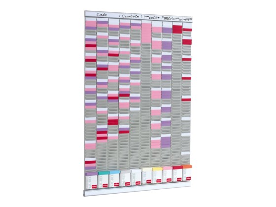 Nobo Kit planning polyvalent 10 colonnes 54 fentes