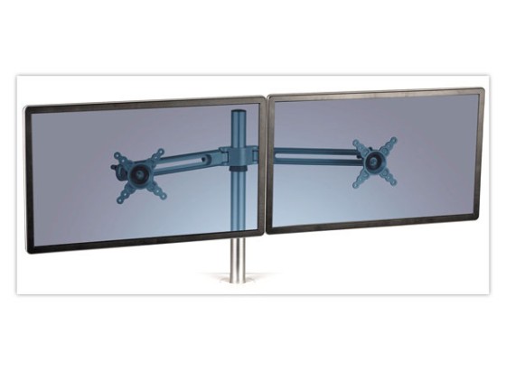 1 Bras porte-écran double Lotus - Fellowes