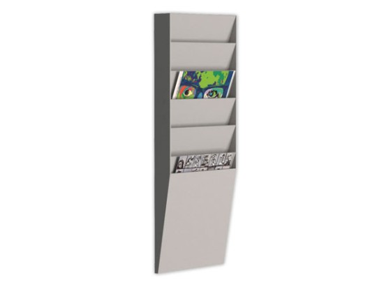1 Trieur mural vertical 6 compartiments PAPERFLOW