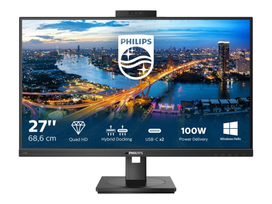 PHILIPS 276B1JH/00 27p IPS WLED QHD 2560x1440 16:9 1000:1 300cd/m2 4ms GtG HDMI/ DP USB-C 3.2/USB 3.2/Display Link