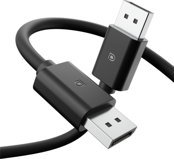 Dell CB325D - Câble DisplayPort - DisplayPort (M) pour DisplayPort (M) - DisplayPort 1.4 - 1.8 m - support pour 8K60Hz, support pour 5K60Hz, support 4K 120 Hz, prise en charge HDR - noir