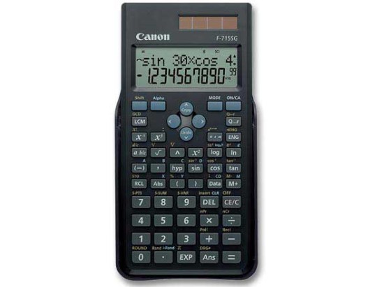 1 Calculatrice Scientifique Canon F715 SG Noir