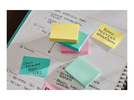 1 Lot de 12 Notes Beachside, 38 x 51 mm, 100 feuilles