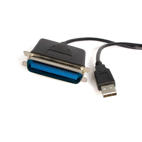StarTech.com Câble Adaptateur de 3m USB vers 1 Port Parallèle pour Imprimante - Mâle Mâle - Adaptateur parallèle - USB 2.0 - IEEE 1284 - noir