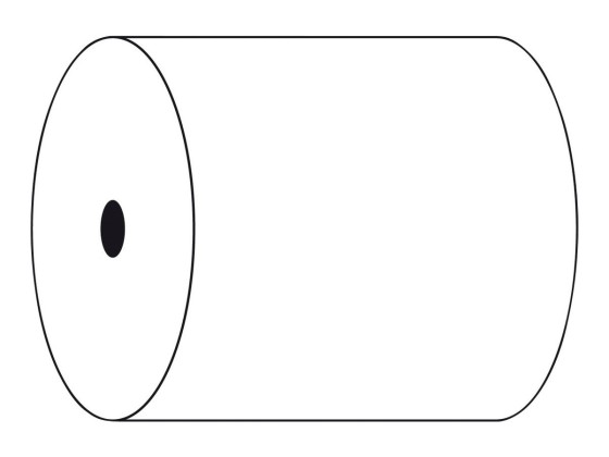 1 Lot de 10 Bobines de papier pour caisses et terminaux point de vente 80X80X12