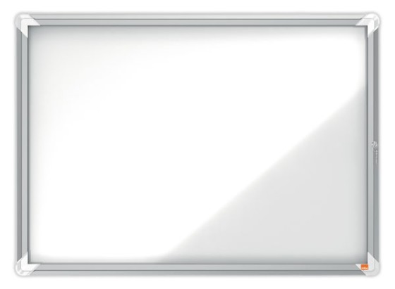 1 Vitrine d'extérieur 8xA4 PREMIUM PLUS Nobo magnétique -  Blanc