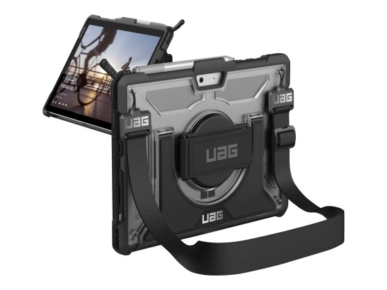 UAG Case for Microsoft Surface Go 3/Go 2/Go [10.5-inch] w/ Handstrap - Plasma Ice - Coque de protection pour tablette - robuste - caoutchouc - glacé - pour Microsoft Surface Go, Go 2, Go 3, Go 4