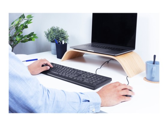Trust Primo clavier Souris incluse Bureau USB AZERTY Français Noir