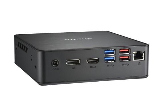 Shuttle XPC nano NC40U7 - Barebone - mini PC 1 x Core i7 1255U / jusqu'à 4.7 GHz - RAM 0 Go - UHD Graphics 620 - Gigabit Ethernet - noir