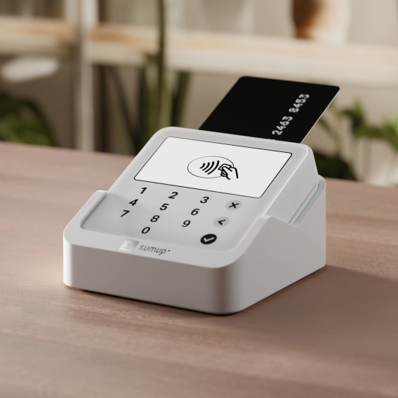 SumUp Solo Lite lecteur de cartes à puce Batterie Blanc