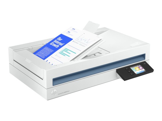 HP ScanJet Pro N4600 fnw1 scanner à plat Réseau/USB A4 avec chargeur automatique de 100 feuilles - jusqu’à 40 ppm/80ipm