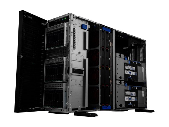 Serveur - tour - 4U - 2 voies - 1 x Xeon Silver 4510 / 2.4 GHz - RAM 64 Go - SATA/SAS/NVMe - hot-swap 2.5" baie(s) - SSD 2 x 960 Go - Gigabit Ethernet - Aucun SE fourni - moniteur : aucun - Smart Choice