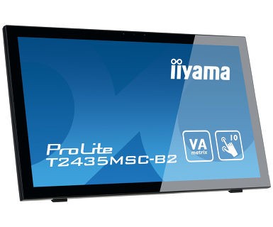 iiyama ProLite T2435MSC-B2 écran plat de PC 59,9 cm (23.6") 1920 x 1080 pixels Full HD LED Écran tactile Noir