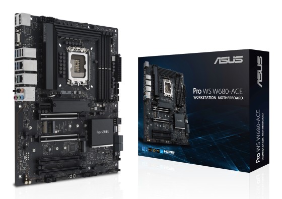 ASUS PRO WS W680-ACE LGA1700 4xDDR5 WS ATX MB 8xSATA 3xM.2