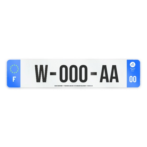 PLAQUE W GARAGE A PERSONNALISER