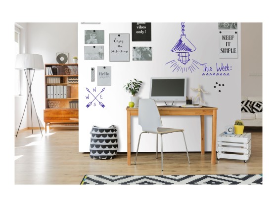 1  Tableau blanc Legamaster UNIVERSAL PLUS  101x600 cm