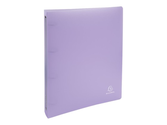 1 Classeur polypropylène chromaline pastel A4 maxi -4 anneaux 30 mm