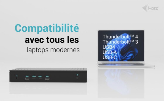 I-TEC Universal 5x 4K Display DS 5x 4K 2x DP 3x HDMI 1x 2.5GLAN 2x USB-C Gen.2 3x USB 3.2 Gen.2 1x Audio/Mic Jack PD 100W KL