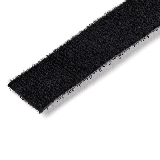 StarTech.com Attaches de câble à boucles auto-agrippantes en vrac - Rouleau de 7,6 m - Sangle pour câbles sur mesure - Noir - Rouleau d'attache de câble - 7.62 m - pour P/N: CABSHF2POST2, HKLP25BL, HKLP25GN, HKLP25RD, HKLP25YW, RK4OD