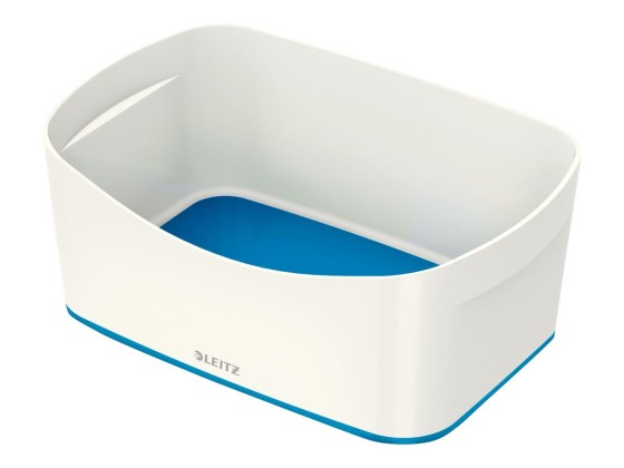 1 Boîte de rangement mybox petit blanc/bleu