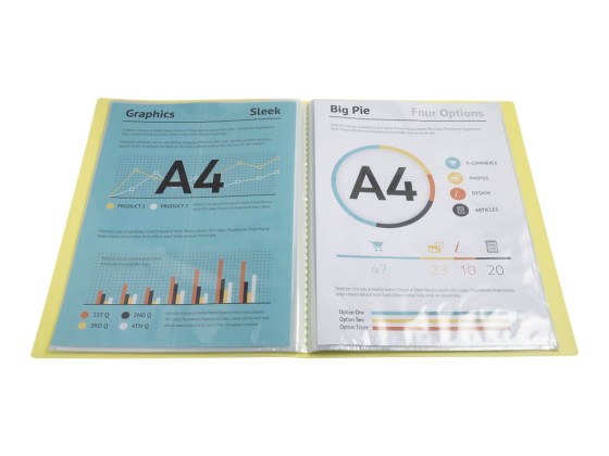 1 Protège-documents personnalisables Kreacover Pastel-40 poches - Assort