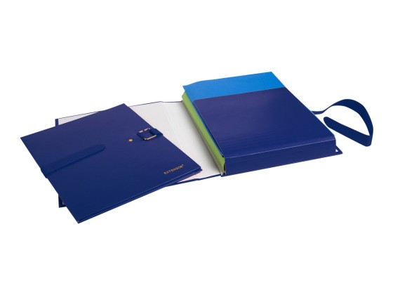 1 Chemise à sangle EXACOMPTA Extensor - bleu- largeur max 16 cm