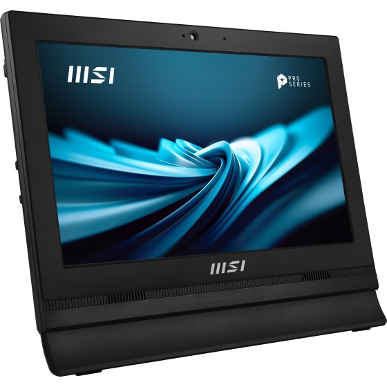 MSI PRO AP162T ADL 017XEU - Tout-en-un N-series N100 / jusqu'à 3.4 GHz - RAM 4 Go - SSD 256 Go - NVMe - UHD Graphics - Gigabit Ethernet - Aucun SE fourni - moniteur : LED 15.6" 1920 x 1080 (Full HD) écran tactile - noir