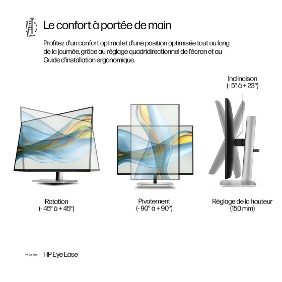 Bundle HP 1x HP Écran S5 Pro 524pn 23.8p WUXGA HDMI DP Monitor + 1x HP USB-C Dock G5