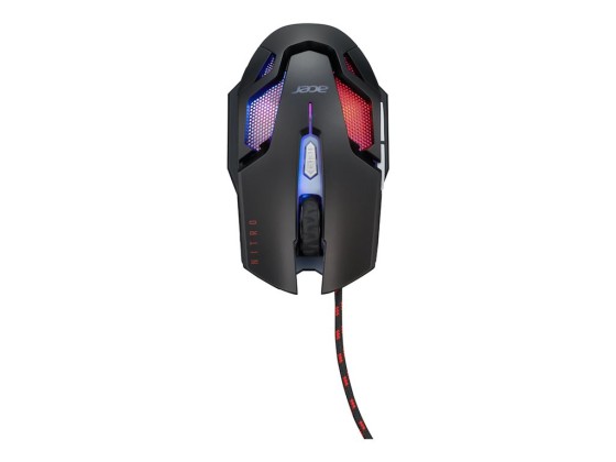 Acer Nitro NMW200 - Retail Pack - souris - ergonomique - optique - 6 boutons - filaire - USB - noir