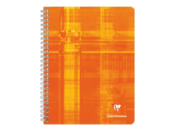 1 Cahier spirale Clairefontaine 90g, 17x22 cm, 100 pages, seyes