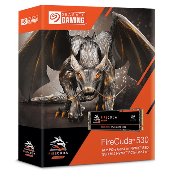 SEAGATE FireCuda 530R 2To SSD Heatsink PCIe Gen4x4 NVMe M.2