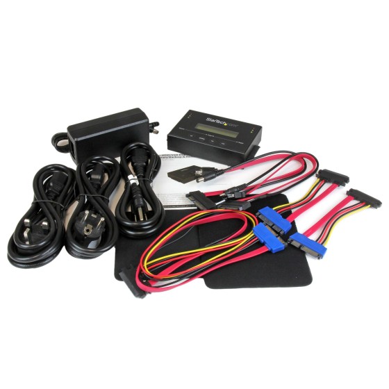 StarTech.com Duplicateur Disque Dur Autonome 1:1 avec Sauvegarde d'Images - Duplicateur de disque dur - 2 Baies (SATA-600) - pour P/N: SVA12M5NA