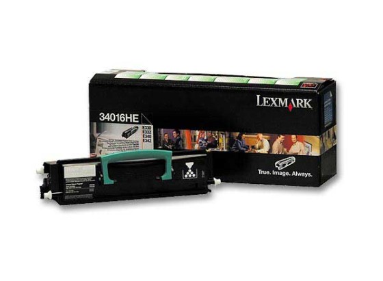 1 Toner LEXMARK noir 34016HE (ex 12A8405)