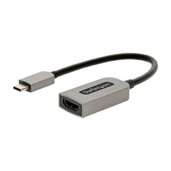 StarTech.com Adaptateur USB  C vers HDMI - Vidéo 4K 60Hz, HDR10 - Dongle USB vers HDMI 2.0b - USB Type-C DP Alt Mode vers Écrans/Affichage/TV - Convertisseur USB vers HDMI (USBC-HDMI-CDP2HD4K60) - Adaptateur vidéo - 24 pin USB-C mâle pour HDMI femelle - 1