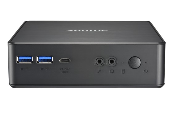Shuttle XPC nano NC40U7 - Barebone - mini PC 1 x Core i7 1255U / jusqu'à 4.7 GHz - RAM 0 Go - UHD Graphics 620 - Gigabit Ethernet - noir