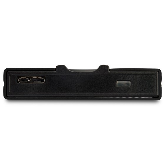 StarTech.com Boîtier de disque dur SATA de 2,5" crypté - Accès par empreinte digitale - Boitier externe - 2.5" - SATA 6Gb/s - USB 3.0 - noir - Conformité TAA