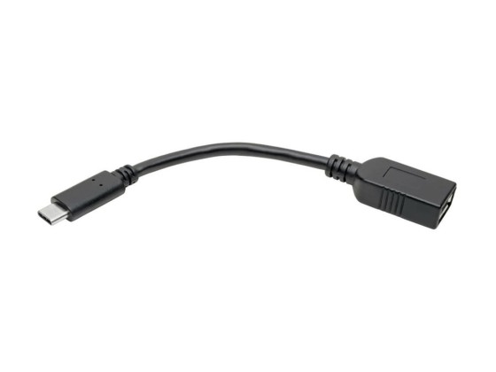 EATON TRIPPLITE USB-C to USB-A Adapter M/F USB 3.1 Gen 1 5 Gbps USB-IF Certified Thunderbolt 3 Compatible 6p 15.24cm