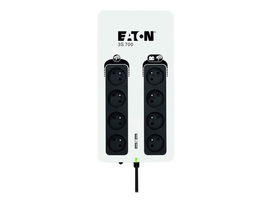 Eaton 3S 700 - Onduleur - CA 220-240 V - 420 Watt - 700 VA - monophasé - USB - connecteurs de sortie : 8