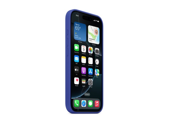 Apple - Coque de protection pour téléphone portable - compatibilité avec MagSafe - silicone - bleu d'outremer - pour iPhone 16 Pro