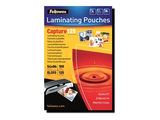 1 Boite de 100 Pochettes de plastification à chaud - A4 - Epaisseur 2x125µ brillantes
