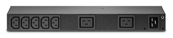 Rack PDU, Basic, 0U/1U, 100-240V/20A, 220-240V/16A, (7) C13, (2) C19