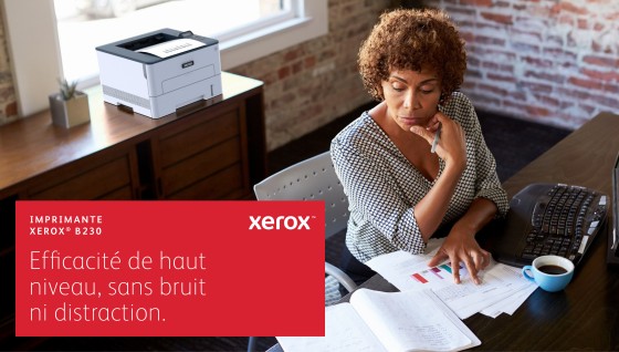 Xerox B230 - Imprimante - Noir et blanc - laser - Legal/A4 - 600 x 600 ppp - jusqu'à 34 ppm - capacité : 250 feuilles - USB 2.0, LAN, Wi-Fi(n), hôte USB 2.0 - programme de retours Green World Alliance