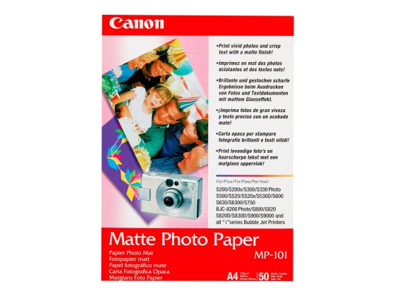 Canon Papier photo mat A4 MP-101 - 50 feuilles